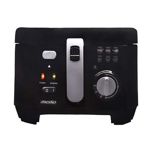  [아마존베스트]Mesko Fryer with detachable oil tank 1800 watt deep fryer 2.5 liter friteuse