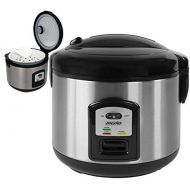 [아마존베스트]Mesko Rice Cooker | 1.5 Litres | 1000 Watt | Multi Cooker | Rice Cooker | Steamer | Stainless Steel Pressure Cooker | Rice Cooking Pot | Keep Warm Function | Automatic Shut-Off Function