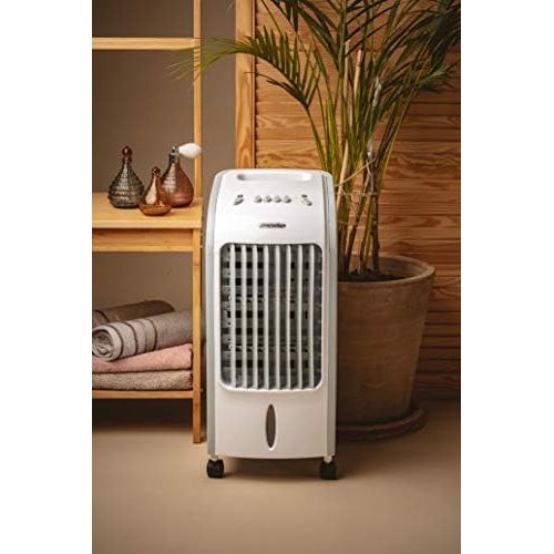  [아마존베스트]Mesko MS7914 Air Cooler Fan Humidifier 3 in 1 Efficient Consumption 75 W Portable 3 Power Levels 4 Litres White/Grey