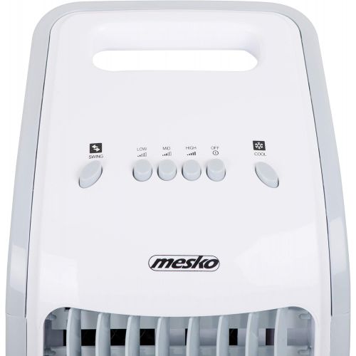  [아마존베스트]Mesko MS7914 Air Cooler Fan Humidifier 3 in 1 Efficient Consumption 75 W Portable 3 Power Levels 4 Litres White/Grey