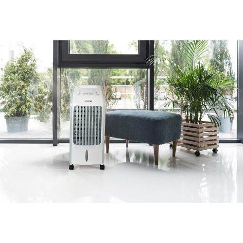  [아마존베스트]Mesko MS7914 Air Cooler Fan Humidifier 3 in 1 Efficient Consumption 75 W Portable 3 Power Levels 4 Litres White/Grey