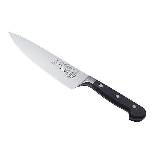  Messermeister Meridian Elite 8” Traditional Chef’s Knife - Fine German Steel Alloy Blade - Rust Resistant & Easy to Maintain