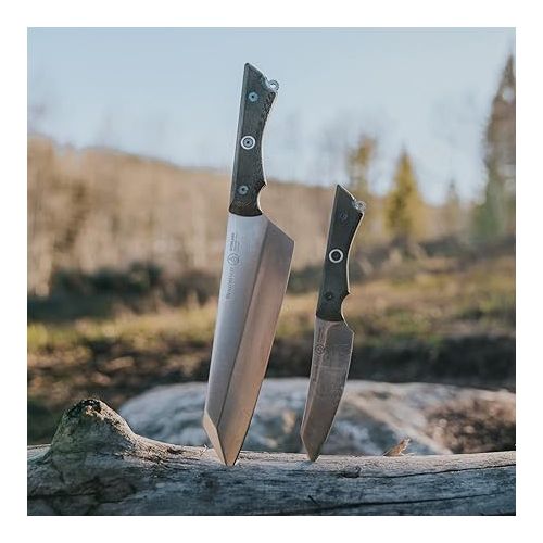  Messermeister Overland Chef 4.5” Utility Knife - Nitro Cobalt Steel, Canvas Micarta Handle & Hidden Bottle Opener