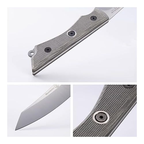  Messermeister Overland Chef 4.5” Utility Knife - Nitro Cobalt Steel, Canvas Micarta Handle & Hidden Bottle Opener