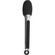 Messermeister Silicone Coated Locking Tongs, 9” - Black - Stainless Steel Rivet & Non-Slip, Silicone Tip & Handle - Heat Resistant Up to 430 Degrees Fahrenheit - Dishwasher Safe