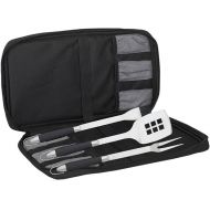 Messermeister 4 Piece Meister Travel Barbeque Set, Black