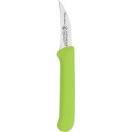 Messermeister Petite Messer 2.5” Bird’s Beak Parer with Matching Sheath, Green - German 1.4116 Stainless Steel & Ergonomic Handle - Lightweight, Rust Resistant & Easy to Maintain