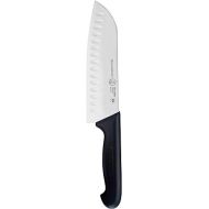 Messermeister Pro Series 7” Kullenschliff Santoku Knife - Japanese Chef’s Knife - German X50 Stainless Steel & NSF-Approved PolyFibre Handle - Rust Resistant & Easy to Maintain - Made in Portugal