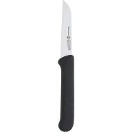 Messermeister Petite Messer 3” Sheep’s Foot Parer with Matching Sheath, Black - German 1.4116 Stainless Steel & Ergonomic Handle - Lightweight, Rust Resistant & Easy to Maintain