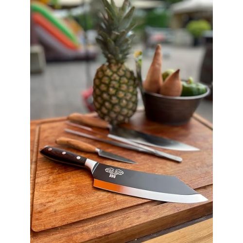  Messermeister Avanta 8” Kendrick BBQ Knife - German X50 Stainless Steel - Rust Resistant & Easy to Maintain