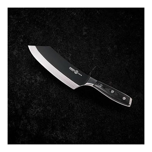  Messermeister Avanta 8” Kendrick BBQ Knife - German X50 Stainless Steel - Rust Resistant & Easy to Maintain