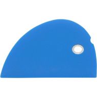 Messermeister Silicone Bowl Scraper, Blue - Frosts, Portions, Lifts & Transfers - Easy to Clean & Flexible Precision Edge