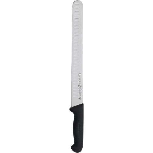  Messermeister Four Seasons 12” Round-Tip Kullenschliff Slicer Knife - German X50 Stainless Steel & NSF-Approved PolyFibre Handle - 15-Degree Edge, Rust Resistant & Easy to Maintain