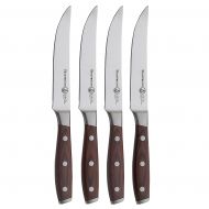 Messermeister Avanta 4-Piece 5 Fine Edge Steak Knife Set, Pakkawood Handle