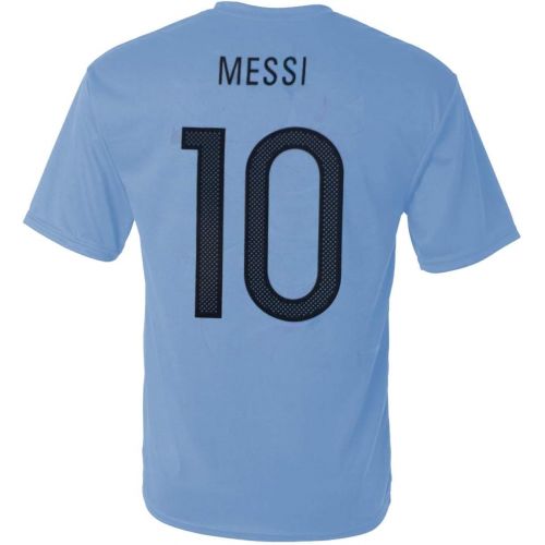  Messina Wear Lionel Messi Argentina Lightweight Breathable Jersey Kids T-Shirt Gift Set Youth Sizes Soccer Backpack Gift Packaging