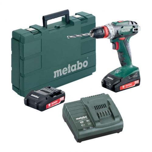  Metabo US602217620 18V 2.0 Ah Cordless Lithium-Ion 38 in. Drill Driver Kit