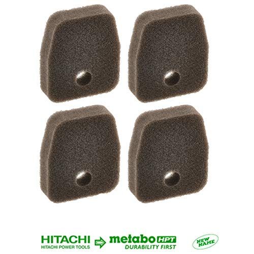  Metabo HPT 6690364M Air Filter - 4 Pack, Works with Hitachi Power Tools (Tools Sold Separately)