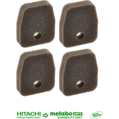  Metabo HPT 6690364M Air Filter - 4 Pack, Works with Hitachi Power Tools (Tools Sold Separately)