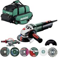 Metabo US3005 11 Amp 4.5 in. / 5 in. Corded Angle Grinder with Non-locking Paddle Switch System Kit