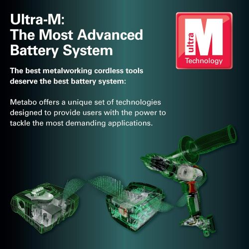  Metabo?- 18V 5Ah Lihd Battery Pack (2ND Generation) (625368000), Batteries & Chargers for Current Tools