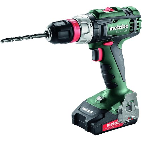  Metabo?- 18V Quick Drill/Driver COMPACT Kit 2X 2.0Ah (602320520 18 L Quick 2.0), Drills & Drill/Drivers