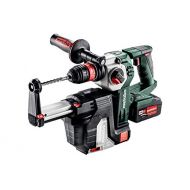 Metabo?- 18V 1 Sds-Plus Brushless Rotary Hammer w/Hepa Vacuum Attachment Kit 2X 5.2Ah (600211950 18 LTX BL 24 Quick + Isa 18 LTX 5.2), Rotary Hammers