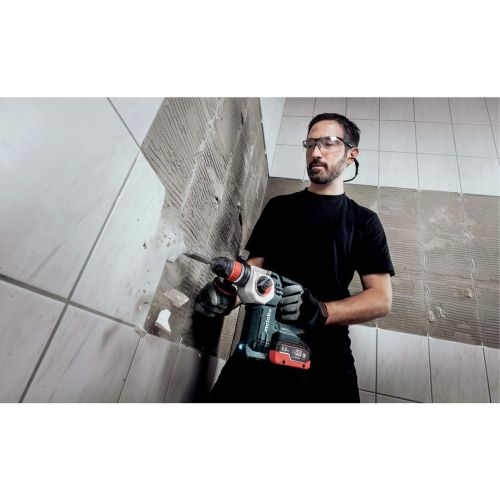  Metabo?- 18V 1 Sds-Plus Brushless Rotary Hammer w/Hepa Vacuum Attachment Kit 2X 5.2Ah (600211950 18 LTX BL 24 Quick + Isa 18 LTX 5.2), Rotary Hammers