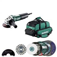 Metabo US3004 11 Amp 4-1/2 in. / 5 in. Corded Angle Grinder System Kit