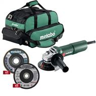 Metabo US3003 120V 7 Amp Brushed 4-1/2 in. Corded Heavy Duty Angle Grinder System Kit