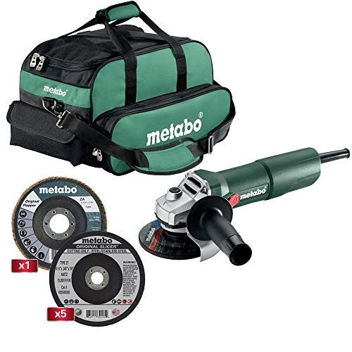  Metabo US3003 120V 7 Amp Brushed 4-1/2 in. Corded Heavy Duty Angle Grinder System Kit