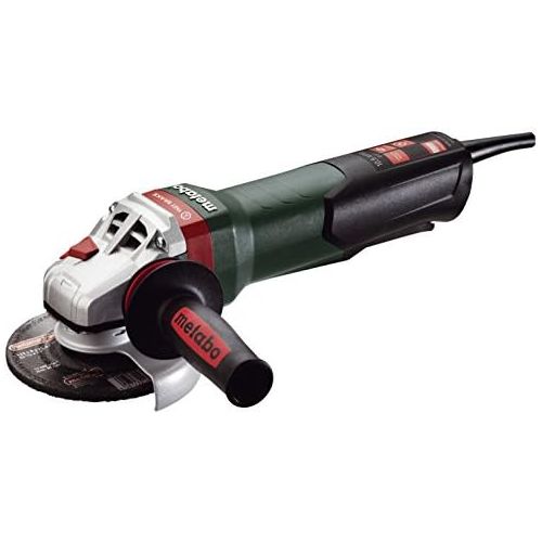  Metabo- 5 Angle Grinder - 11, 000 Rpm - 10.5 Amp w/Brake, Non-Lock Paddle (600428420 12-125 Quick), Professional Angle Grinders