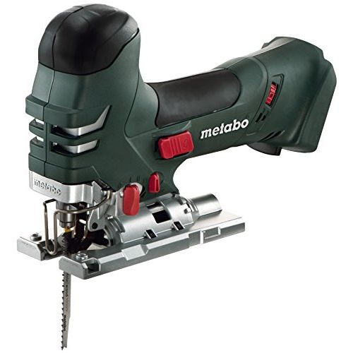  Metabo STA18 LTX 140 BARE Cdls 18V Barrel Grip Orbital Jig Saw - Bare Tool, Green/Black