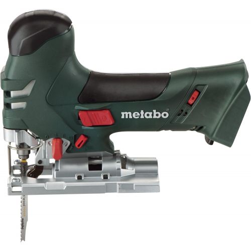  Metabo STA18 LTX 140 BARE Cdls 18V Barrel Grip Orbital Jig Saw - Bare Tool, Green/Black