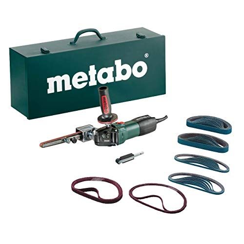  Metabo?- Variable Speed Band File Kit- 2, 100-4, 000 SUM - 8.5 Amp W/Lock-On, Accessory Set (602244620 9-20 Set), Inox - Stainless Steel Finishing