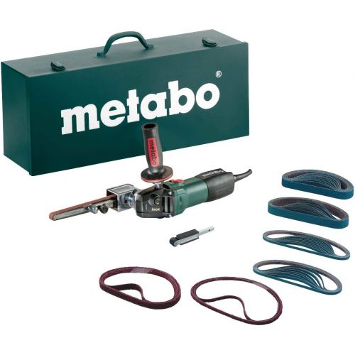  Metabo?- Variable Speed Band File Kit- 2, 100-4, 000 SUM - 8.5 Amp W/Lock-On, Accessory Set (602244620 9-20 Set), Inox - Stainless Steel Finishing