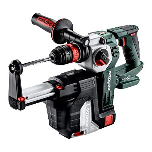  Metabo?- 18V 1 Sds-Plus Brushless Rotary Hammer Bare W/Hepa Vacuum Attachment (600211900 18 LTX BL 24 Quick Bare + Isa 18 LTX), Rotary Hammers