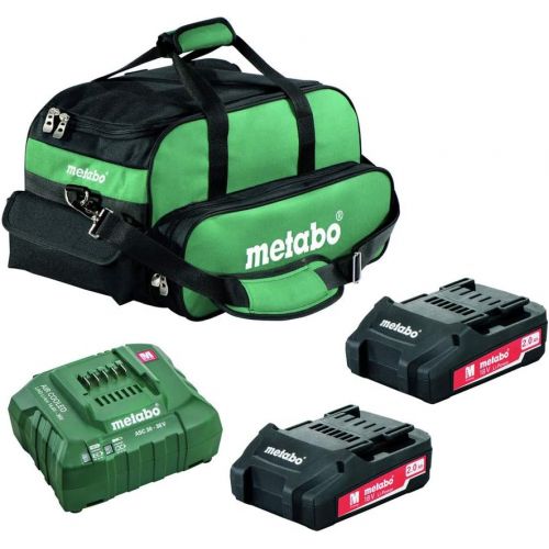  Metabo- 2X 2.0Ah Ultra-M COMPACT Kit (US625596020), Starter Kits