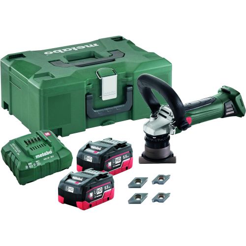  Metabo?- 18V?1/8 Chamfer/Radius Tool Kit 2X 5.5Ah Lihd (601754750), Beveling Tools