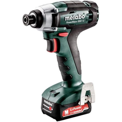  Metabo?- 12V Powermaxx 1/4 Hex Compact Impact Driver Kit 2X 2.0Ah (601114520 12 2.0), 12V Line