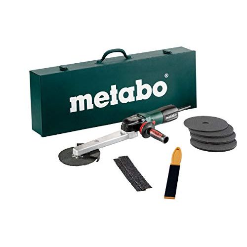  Metabo?- 6 Variable Speed Fillet Weld Grinder Kit- 900-3, 800 Rpm - 8.5 Amp W/Lock-On, Electronics, Accessory Set (602265620 9-150), Inox - Stainless Steel Finishing