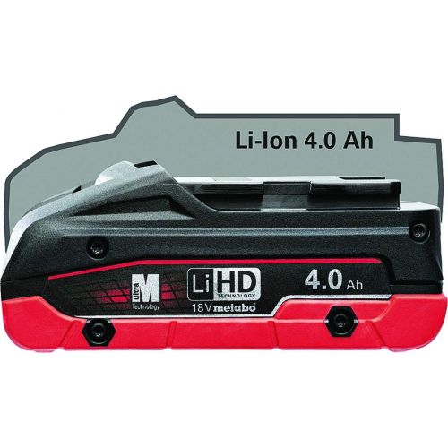  Metabo?- 18V 4.0 Ah Lihd Compact Battery Pack (625367000), Batteries & Chargers for Current Tools