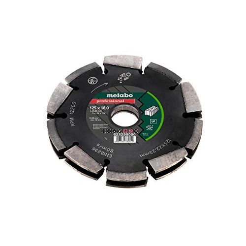  Metabo?- model/Application: Concrete 5x3/4x7/8 Dblrow Slotting Blade (628298000), Diamond Wheels - Slotting Blade