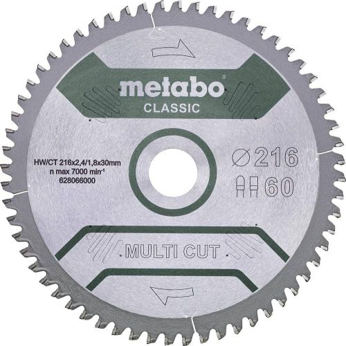  Metabo Werks GmbH 628655000 MultiCutClassic 216 x 30 60FZ/TZ 5°neg/B