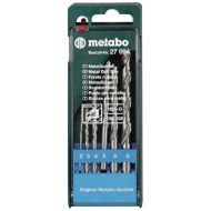 Metabo 627094000 HSS-G Metal Drill Bit Set, Green, Set of 6 Piece