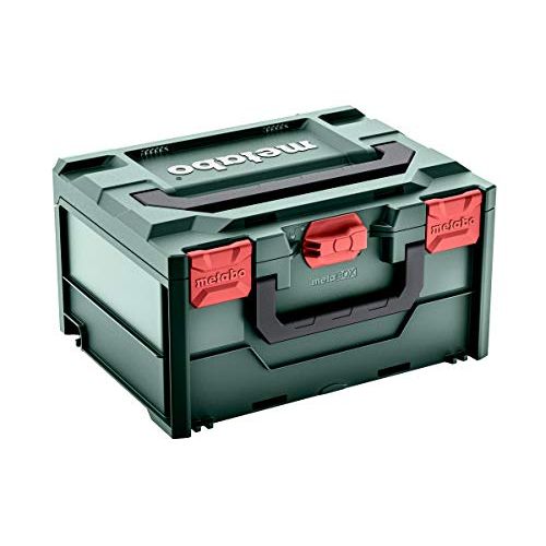  Metabo Metabox 215 626887000 Toolbox Empty ABS Case Without Tools Stackable Robust and Shatterproof 396 x 296 x 215 mm Volume 18.3 litres