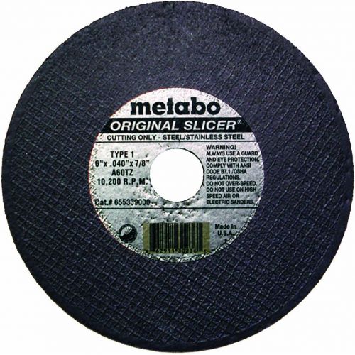  Metabo 6 Inch X .040 Abrasive Cutoff Wheel -- 10 Pack