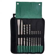Metabo 630824000 SDS-Plus?Classic?Drill/Chisel?Set, Green, Set of 10 Pieces