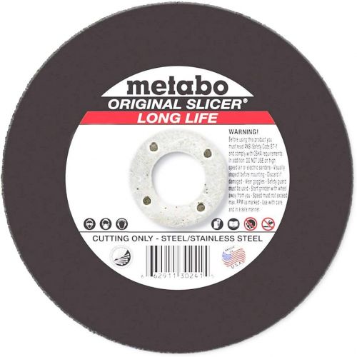  Metabo 655344000 6 x 1/16 x 7/8 A 36 TZ, For Steel /Stainless Steel, Qty: 25 in package