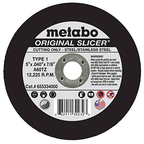  Metabo Slicer Cut Off Wheel 5 X .040 Box Of 50