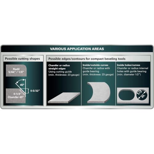  Metabo KFM 9-3 RF COMPACT ChamferingRadius Tool